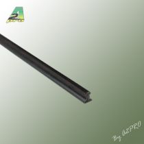 Profilé styrène Rail Lg 1m x 1,50mm