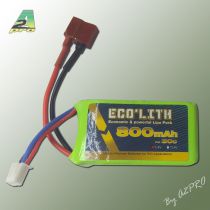 Eco'lith 800mAh 30C 2S