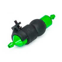 Vert Filtre a carburant alu anodise avec pompe d amorcage + support