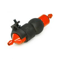 Hobbytech Rouge Filtre a carburant alu anodise avec pompe d amorcage + support - HT-51759R