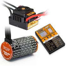 COMBO BRUSHLESS 1/8 150Amp WP + Moteur 4P. 4274 2000KV +carte de prog