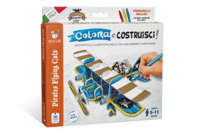 Avion en carton � monter et � colorier