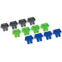 CONNECTEUR INDICATEUR DE CHARGE BATTERIE VERT (4)/BLEU (4)/GRIS (4)  TRAXXAS - TRX2943