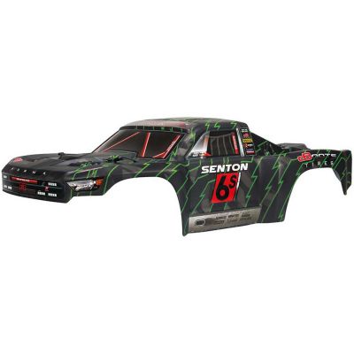 AR406144 SENTON 6S BLX Painted Body Black/Green - HORIZON HOBBY - R�f�rence: ARAC3409