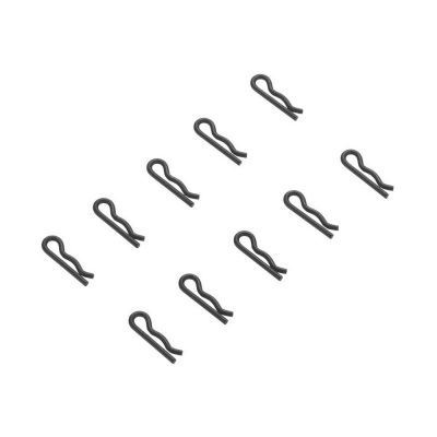 AR320209 Body Clip Black Small (10) - HORIZON HOBBY - R�f�rence: ARAC3449