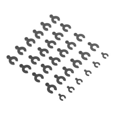 AR330366 Composite Spacer Set Nero - HORIZON HOBBY - R�f�rence: ARAC3850