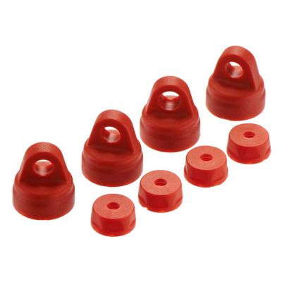 AR330227 Shock Cap Set Red (4) - HORIZON HOBBY - R�f�rence: ARAC8915
