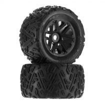 AR550010 Sand Scorpion MT 6S Tire Set Glued Black - HORIZON HOBBY - Référence: ARAC9397