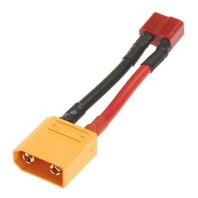 AR390195 XT90 to T-Plug Charging Adapter Lead Nero - HORIZON HOBBY - R�f�rence: ARAC9424