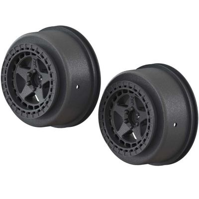 AR510096 SC 2.2/3.0 Wheel 14mm Hex Black (2) - HORIZON HOBBY - R�f�rence: ARAC9461