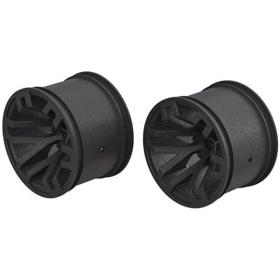 AR510097 MT 2.8 Wheel 14mm Hex Black (2) - HORIZON HOBBY - R�f�rence: ARAC9463