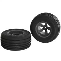 AR550040 Dirt Runner ST Front Tire Set Glued Black - HORIZON HOBBY - Référence: ARAC9624