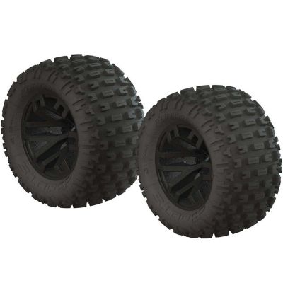 AR550044 dBoots Fortress MT Tire Set Glued Blk (2) - HORIZON HOBBY - R�f�rence: ARAC9632