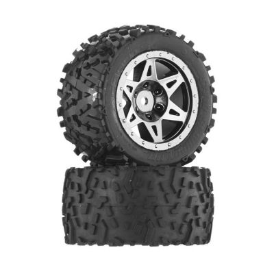 AR550006 Sand Scorpion DB Tire/Wheel Glu Blk/Chrm - HORIZON HOBBY - R�f�rence: ARAC9637