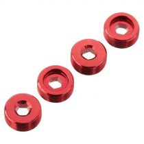 AR330196 Nut Front Hub Aluminum Red (4) - HORIZON HOBBY - Référence: ARAC9920