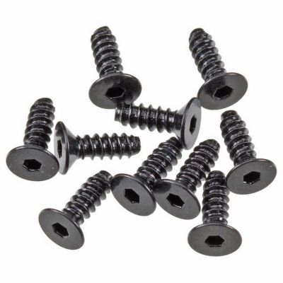 AXA0413 Hex Sckt Tapping Flat Hd M2.6x8mm Blk(10) - HORIZON HOBBY - R�f�rence: AXIC0008
