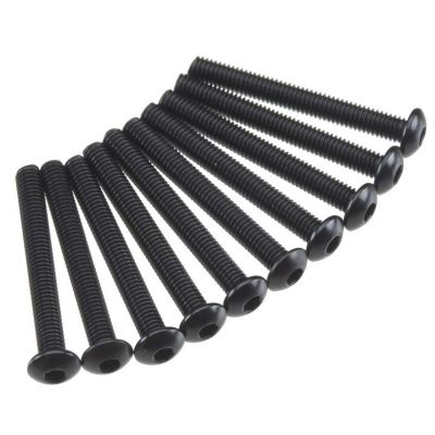 AXA120 Hex Socket Button Head M3x25mm Black (10) - HORIZON HOBBY - R�f�rence: AXIC0012