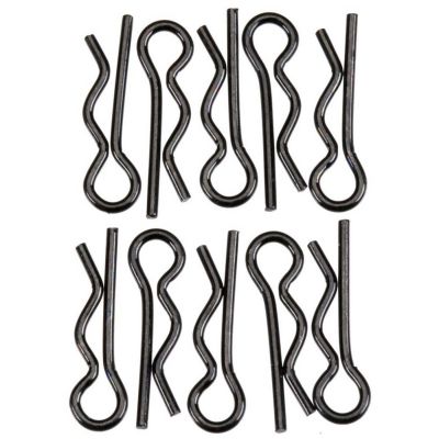 AXA1059 Body Clip 6mm Black (10) - HORIZON HOBBY - R�f�rence: AXIC1059
