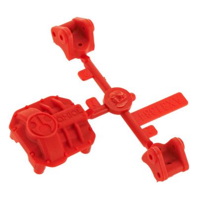 AX31384 AR44 Differential Cover/Link Mounts Red - HORIZON HOBBY - R�f�rence: AXIC3384