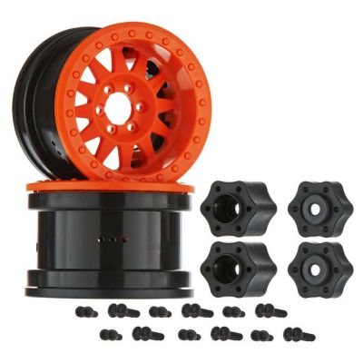 AX31364 2.2 Method Beadlock Wheel IFD Orange (2) - HORIZON HOBBY - R�f�rence: AXIC8078