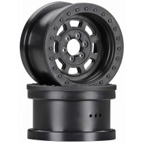 AX08141 2.2 Trail Ready HD Series Wheels Black (2) - HORIZON HOBBY - Référence: AXIC8141