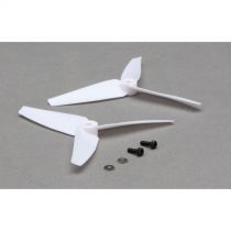 200 SR X - Pales d'anticouple, blanches (2) - HORIZON HOBBY - Référence: BLH2021