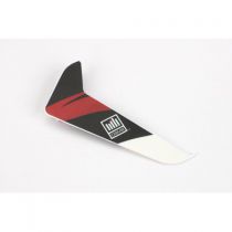 Blade Vertical Fin with Red Decal: 120SR - HORIZON HOBBY - Référence: BLH3120R