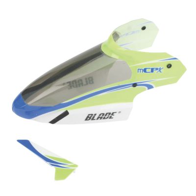 Complete Green Canopy with Vertical Fin: mCP X - HORIZON HOBBY - R�f�rence: BLH3519