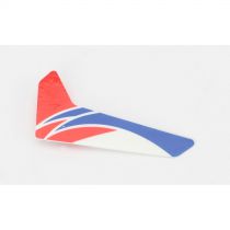 Red Vertical Fin with Decal: mCP X - HORIZON HOBBY - Référence: BLH3520R