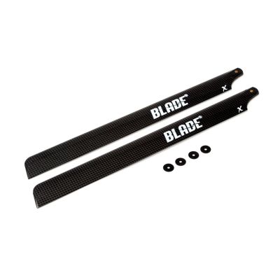 B450X -Paire de pales principales en carbone 325mm avec rondelles - HORIZON HOBBY - R�f�rence: BLH4315