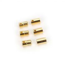 SET OF 3 FEMALE AND MALE 8.0MM BULLET CONNECTORS - HORIZON HOBBY - Référence: CSECCBUL83