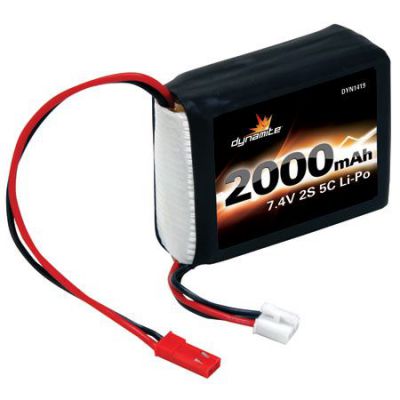 Pack r�ception 7.4V 2000mAh 2S 5C LiPo: 1/8 - HORIZON HOBBY - R�f�rence: DYN1419