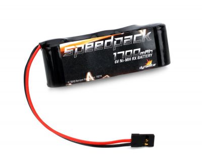 NiMh Rx 6V 1700mAh 5 �l�ments � plat - HORIZON HOBBY - R�f�rence: DYN1460