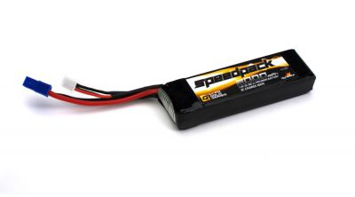Minis -Batterie LiPo 7,4V 2S 2000mA 30C, long /EC3 - HORIZON HOBBY - R�f�rence: DYN1476
