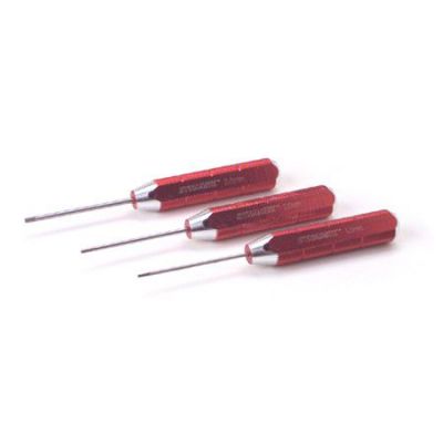Ensemble de Tournevis hexag. forg� M�trique, Rouge - HORIZON HOBBY - R�f�rence: DYN2904
