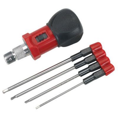 Set 4-Pi�ces Embout Hexa M�trique avec porte outil - HORIZON HOBBY - R�f�rence: DYN2930