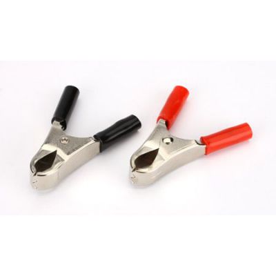 Pinces croco avec PK 4mm (2pcs) - HORIZON HOBBY - R�f�rence: DYN5016
