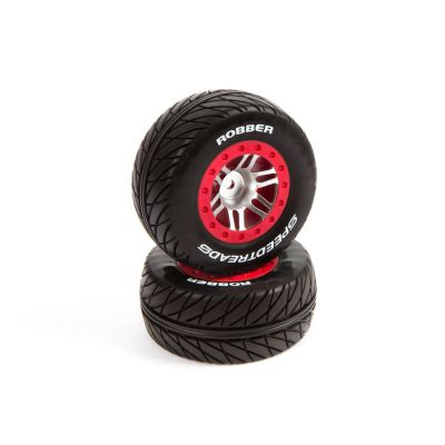 Traxxas Slash -Pneus arri�res Speddtreads mont�s (2) - HORIZON HOBBY - R�f�rence: DYN5123