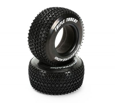 Pneus Speedtreads Triple Threat SC (2) - HORIZON HOBBY - R�f�rence: DYN5127
