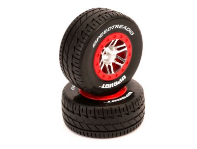 Pneus Speedtreads Prowler mont�s sur jantes avant - Traxxas Slash (2) - HORIZON HOBBY - R�f�rence: DYN5132