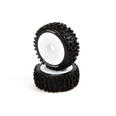 Speed Treads -Pneus Buggy 1/8 BLOCKS mont�s sur jantes(2) - HORIZON HOBBY - R�f�rence: DYN8268