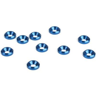 Rondelle cuvette 3mm, Bleue (10) - HORIZON HOBBY - R�f�rence: DYN8512