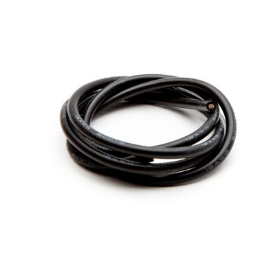 C�ble silicone section 4mm�, longueur 76mm, noir - HORIZON HOBBY - R�f�rence: DYN8856