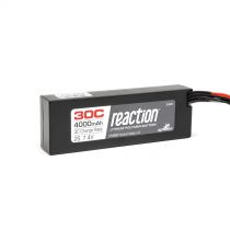 Batterie Reaction Li-Po 2S 7,4V 4000mA 30C, boitier rigide, prise Deans - HORIZON HOBBY - Référence: DYN9003D