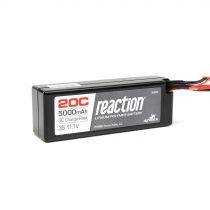 Batterie Reaction Li-Po 3S 11,1V 5000mA 20C, boitier rigide, prise Deans - HORIZON HOBBY - Référence: DYN9006D