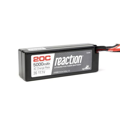 Pack REACTION 11,1V 5000mAh 3S 20C Lipo Coque rigide: EC3 - HORIZON HOBBY - R�f�rence: DYN9006EC
