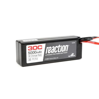 Pack REACTION 11,1V 5000mAh 3S 30C Lipo Coque rigide: TRA - HORIZON HOBBY - R�f�rence: DYN9007T