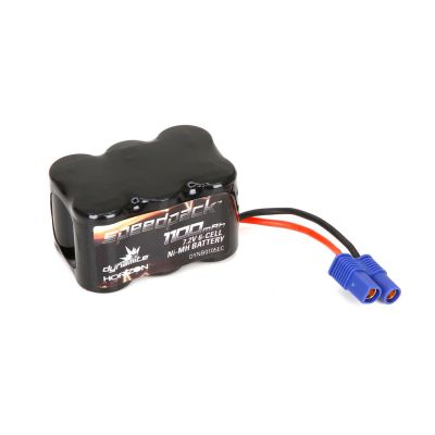 Batterie Ni-MH 7,2V 1100mA 6c, 3+3 avec prise EC3 - HORIZON HOBBY - R�f�rence: DYNB0105EC