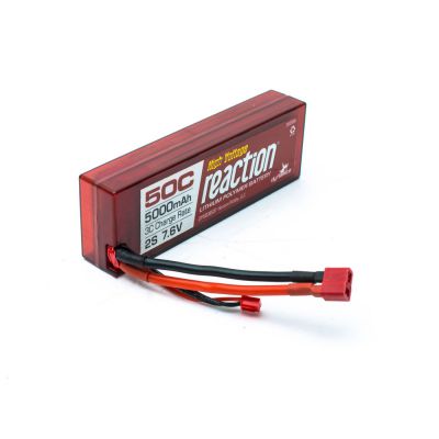Batterie Li-Po Reaction HV 2S 7,6V 5000mA 50C, Boitier rigide:Dean - HORIZON HOBBY - R�f�rence: DYNB3852D