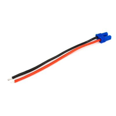 Prise EC2 cot� batterie avec c�ble long. 10cm - HORIZON HOBBY - R�f�rence: DYNC0004